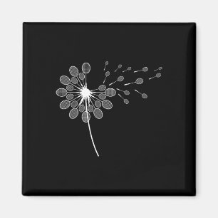 Imán Jugador de Badminton con camiseta Dandelion