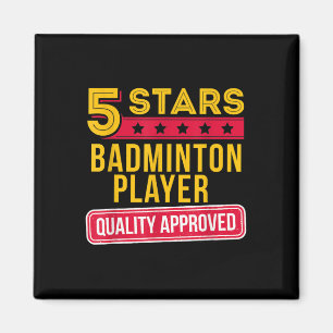 Imán Jugador de bádminton de 5 estrellas - Gif divertid