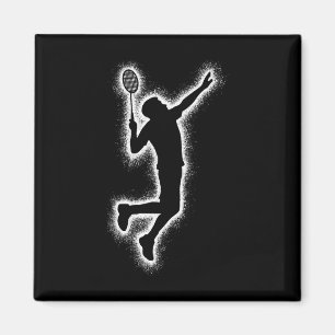 Imán Jugador de Badminton Shuttle Niños hombres de Badm