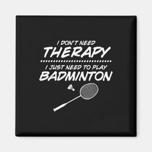 Imán Jugador de bádminton volante raqueta de bádminton