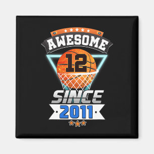 Imán Jugador de baloncesto en el 12° aniversario desde 