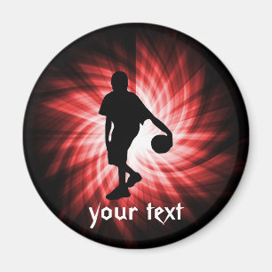 Imán Jugador de baloncesto, rojo