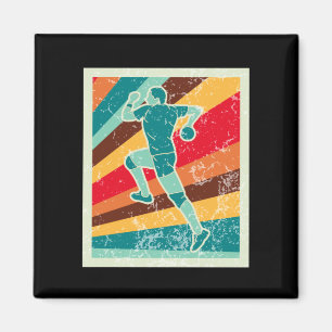 Imán Jugador de Balonmano Retro