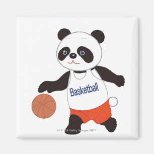 Imán Jugador de básquet de la panda que gotea