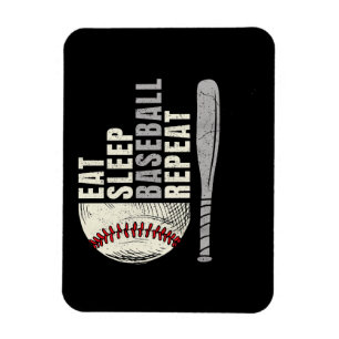 Imán Jugador de béisbol de repetición de sueño con sueñ
