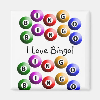 Imán Jugador de Bingo "I Love Bingo"