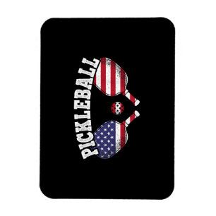 Imán Jugador de bolas de futbol de bandera estadouniden