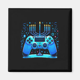 Imán Jugador de consola de videojuegos judío Hanukkah C