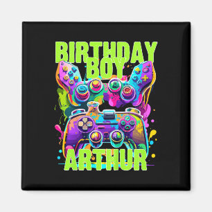 Imán Jugador de cumpleaños de niño Arthur Birthday Boy