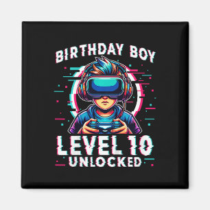 Imán Jugador de Cumpleaños de Niños de Nivel 10 desbloq