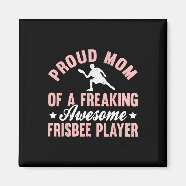 Imán Jugador de Frisbee Frisbee Definitivo Golf de Disc (Frente)