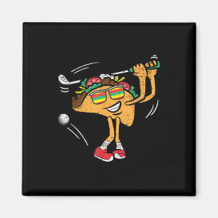 Imán Jugador de golf Taco Cinco De Mayo Cocina Mexicana