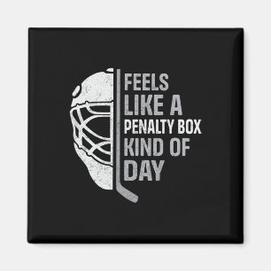 Imán Jugador de hockey divertido se siente como un tipo