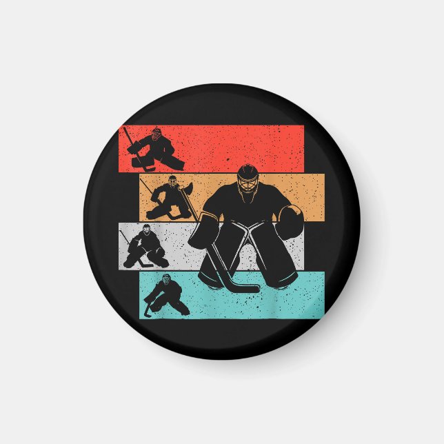 Imán Jugador de hockey sobre hielo (Frente)