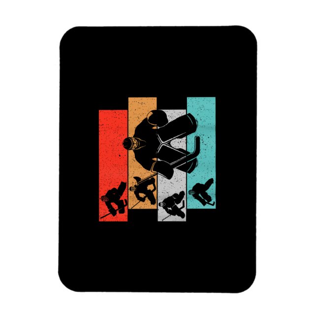 Imán Jugador de hockey sobre hielo (Vertical)