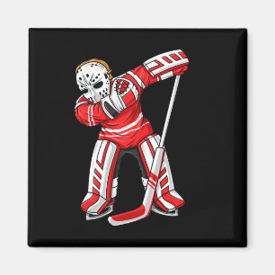 Imán Jugador de hockey sobre hielo Dabbing Chicas niños