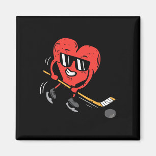 Imán Jugador de Hockey sobre Hielo Día de San Valentín
