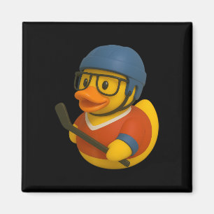 Imán Jugador de Hockey sobre Hielo Pato de Goma Pato Pa