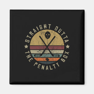 Imán Jugador de Hockey sobre Hielo Portero Disco Máscar