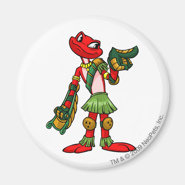 Imán Jugador de la Isla de Nimmo Mystery (Frente)