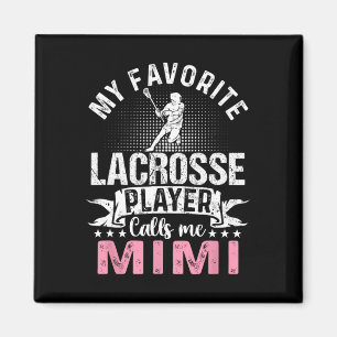Imán Jugador de Lacrosse Favorito Me Llama Mimi Diverti
