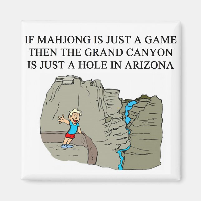 Imán jugador de MAHJONG (Frente)