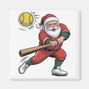 Imán Jugador de Navidades de Softbol de Santa Sede Depo