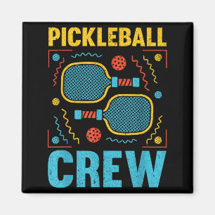 Imán Jugador de pickleball divertido pickle ball tripul