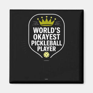 Imán Jugador de pickleball más o menos del mundo divert