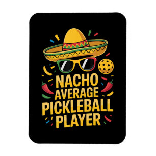 Imán Jugador de Pickleball No Promedio