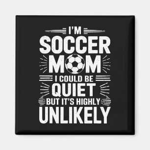 Imán Jugador de portero, soy mamá de fútbol y podría se