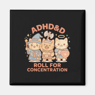 Imán Jugador De Rpg Adhdandd Roll Para Concentración Ga