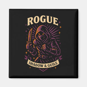 Imán Jugador De Rpg Rogue D20 Dados Friki Geek Hombres