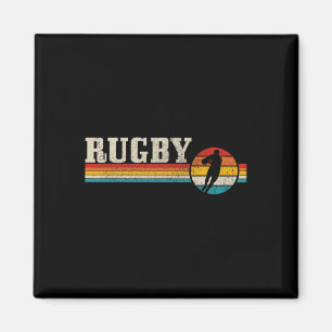 Imán Jugador de Rugby Antiguo Deporte Retro Hombres Chi