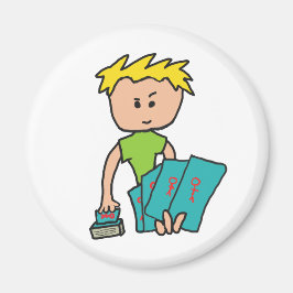 Imán Jugador de tarjetas