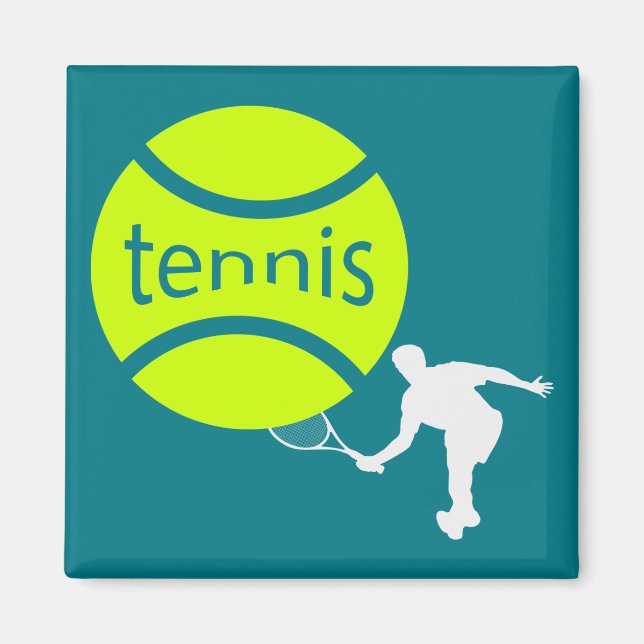 Imán Jugador de tenis (Frente)