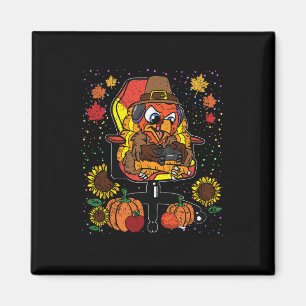 Imán Jugador de videojuegos del Día de Acción de Gracia