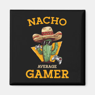 Imán Jugador De Videojuegos Nacho Promedio Divertido Me