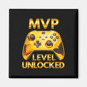 Imán Jugador De Videojuegos Nivel Mvp Desbloqueado C Do