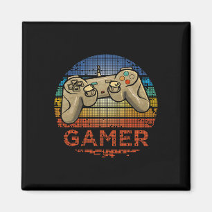 Imán Jugador de videojuegos retro gamer niños niñas ado