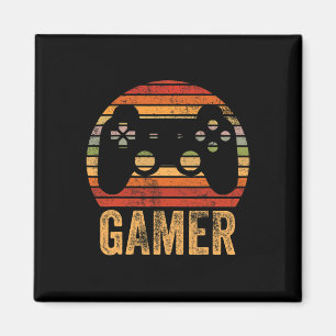 Imán Jugador de videojuegos retro vintage Niños adolesc