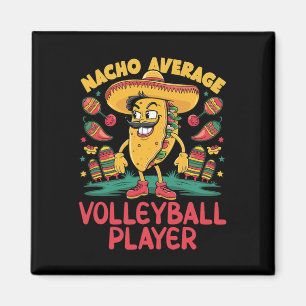 Imán Jugador de Voleibol Promedio de Nacho Cinco De May