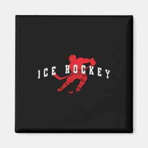 Imán Jugador del Equipo de Hockey sobre Hielo Rojo Vars