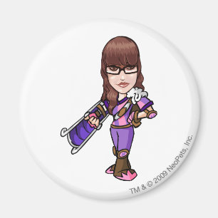 Imán Jugador del personal de Faerieland de la empanada