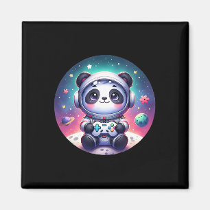 Imán Jugador Fuera De Este Mundo Oso Panda Astronauta J
