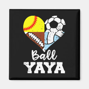 Imán Jugadora de fútbol Yaya suave voleibol Yaya