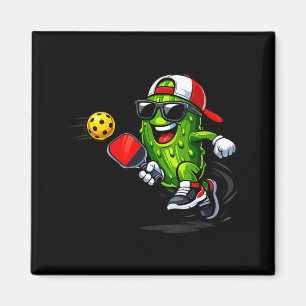 Imán Jugadora de pickle ball femenina, paddleball, dive
