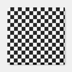 Imán Jugadores de ajedrez en blanco y negro