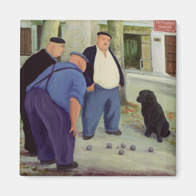 Imán Jugadores de Boules (Frente)