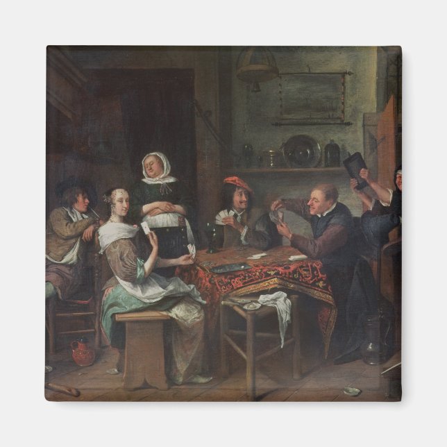 Imán Jugadores de cartas (Frente)